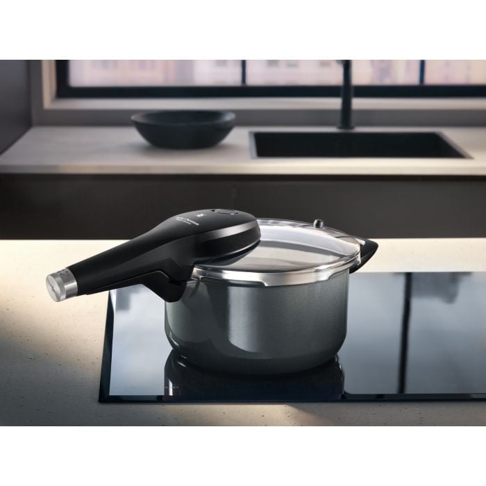 Fusiontec Perfect Premium Schnellkochtopf, 4,5 l, Platinum