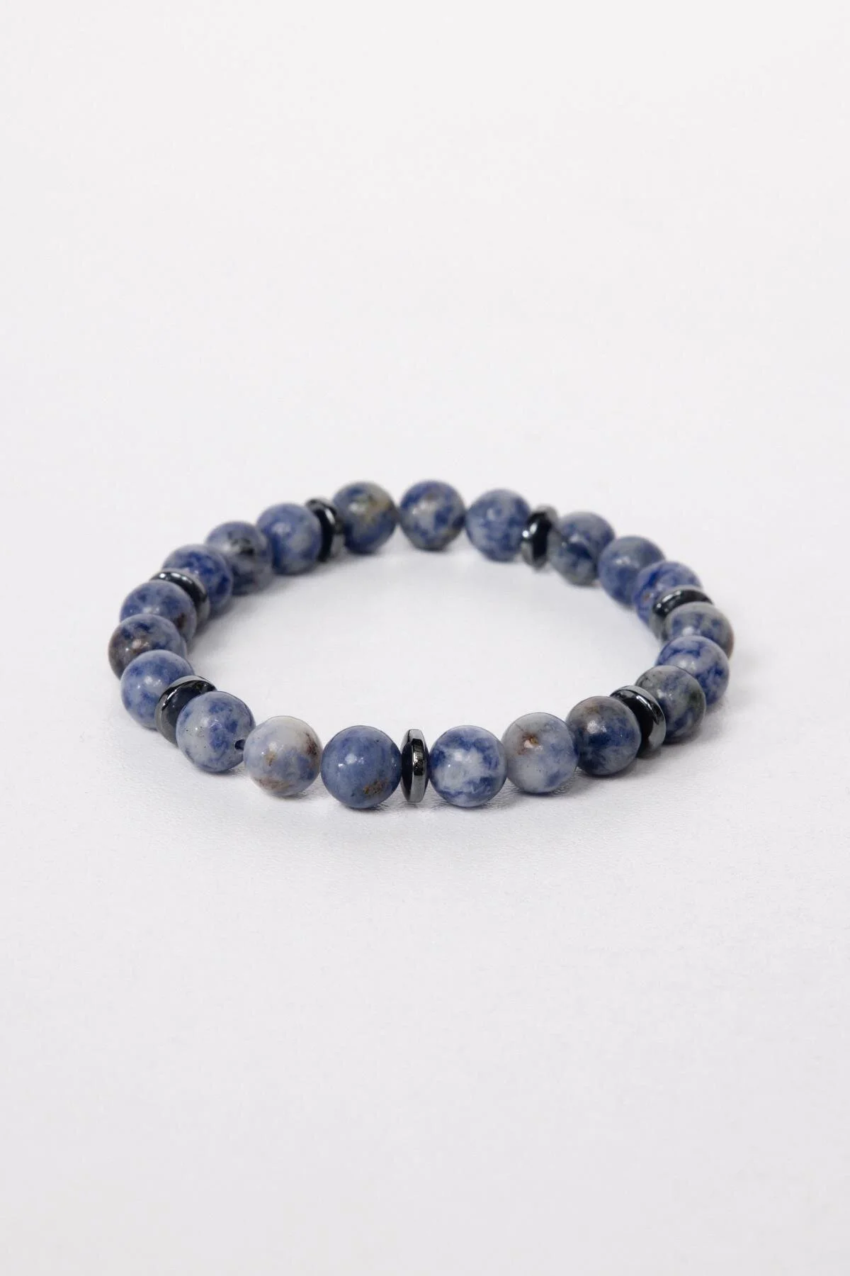 Tudors  Blaues Unisex-Armband aus Naturstein