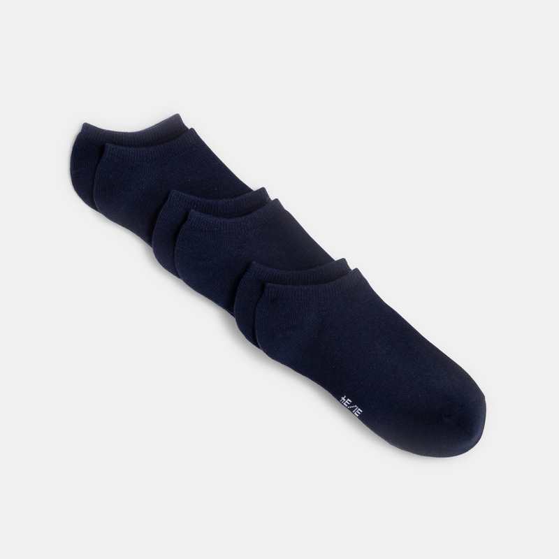 Socquettes (lot de 3) bleu garçon