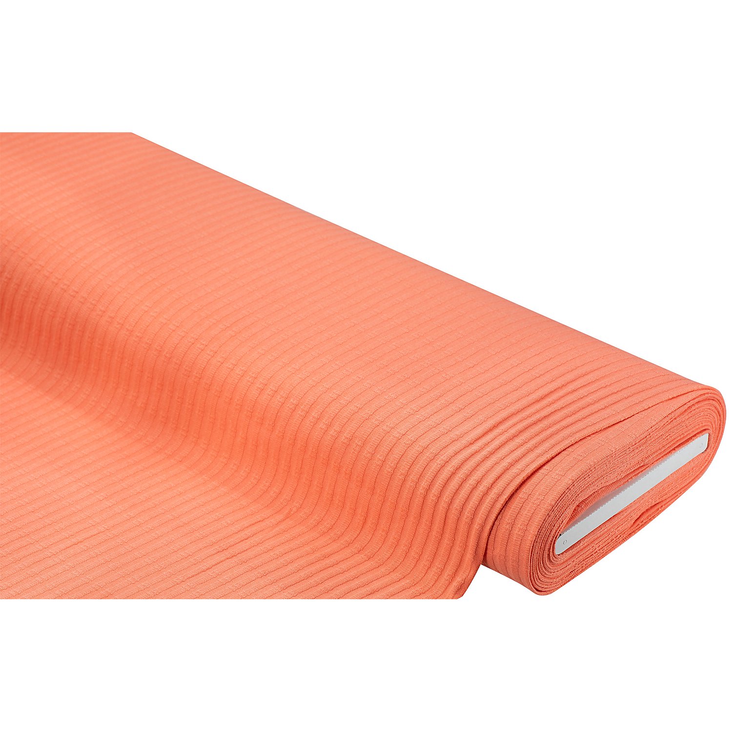 Rippjersey breit gerippt, lachs