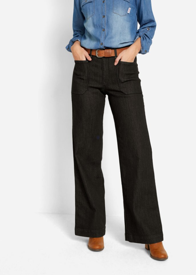 Komfort-Stretch-Jeans, Wide
