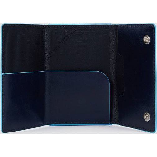 Piquadro Black Square Kreditkartenetui Leder 6 cm
