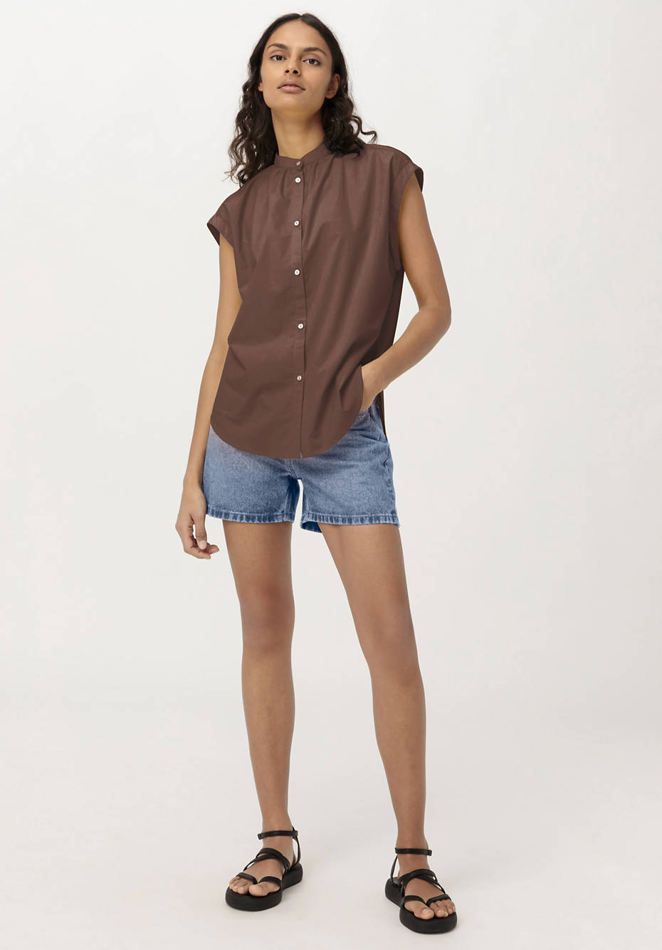Bluse aus reiner Bio-Baumwolle
