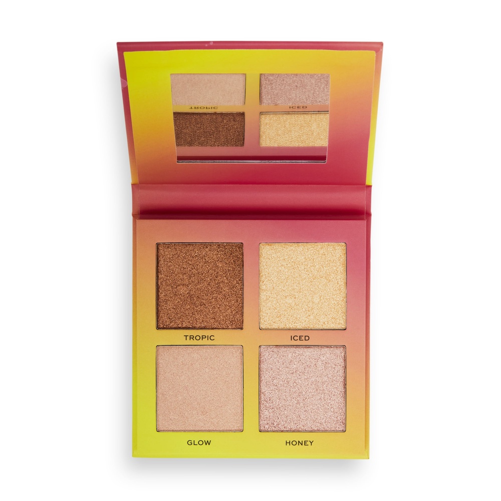 Revolution Revolution Hot Shot Kombucha Glow Highlighter Palette Palette de highlighter