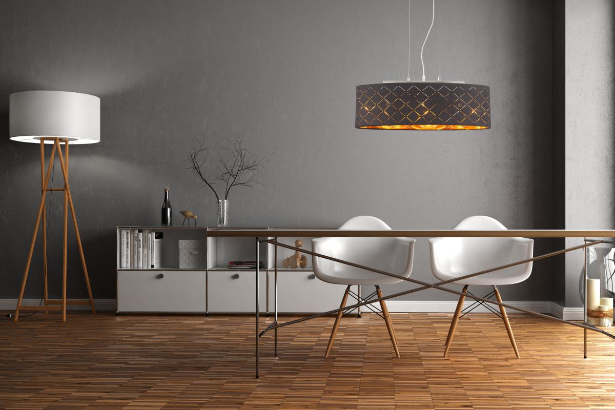 Globo Lighting - CLARKE - Hängeleuchte Metall Nickel matt, 3x E27