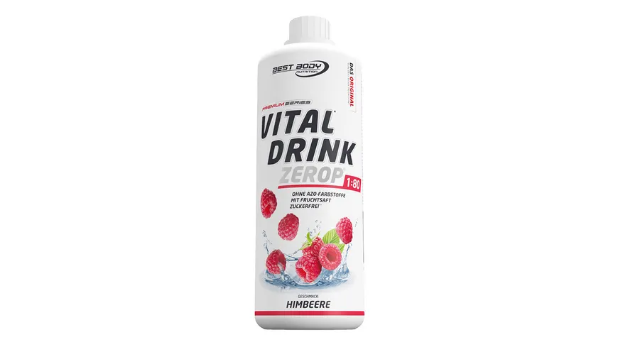 BEST BODY VitalDrink Getränkekonzentrat Himbeer 500 ml