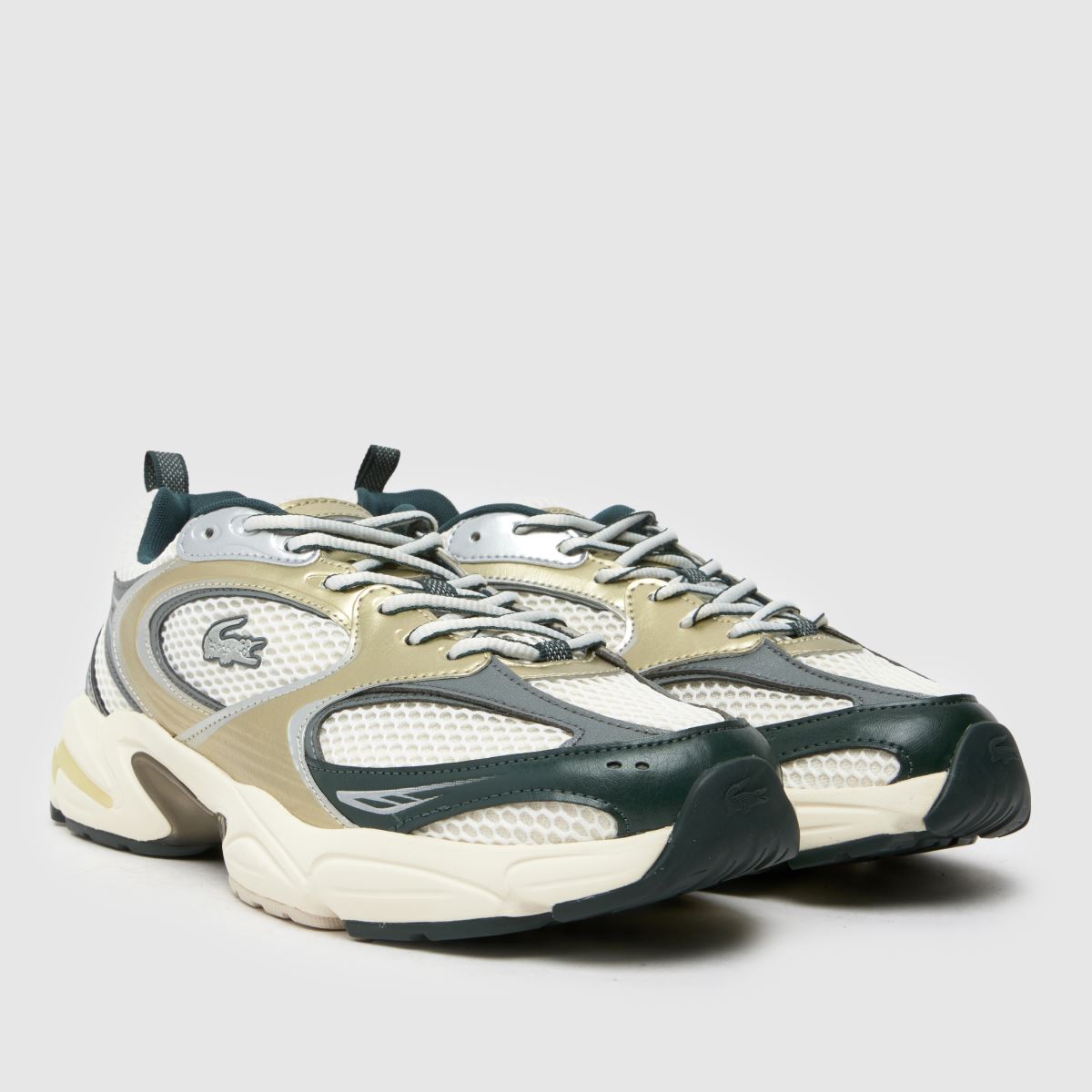 Lacoste Storm 96 2k – Vita och grå träningsskor