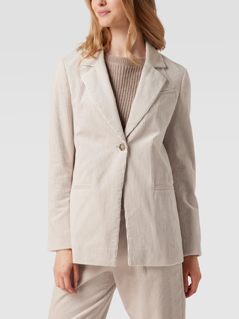 Blazer aus Cord in beige