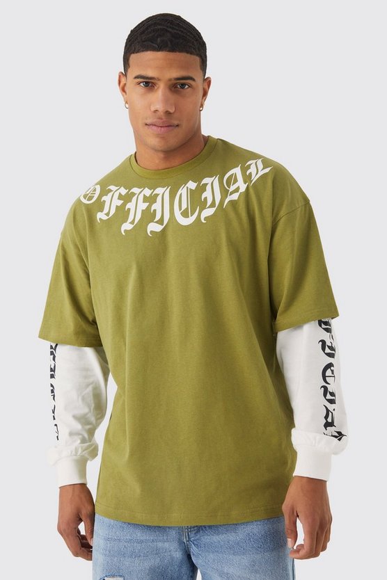 Oversize T-Shirt mit Official Print