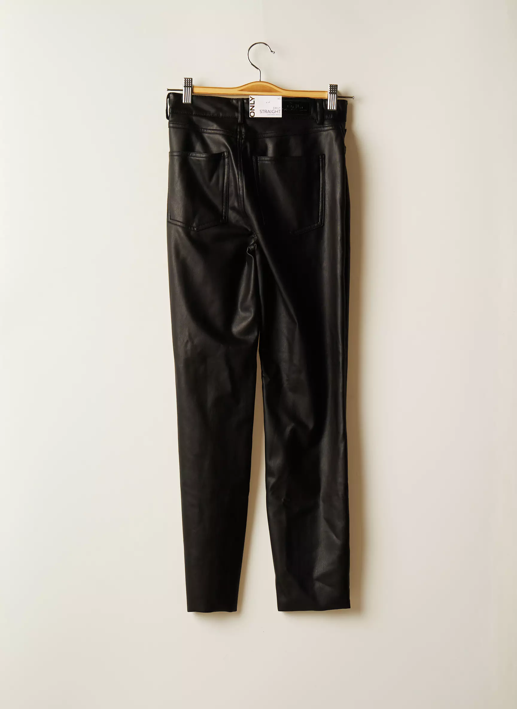 Only Pantalons Slim Femme couleur noir
