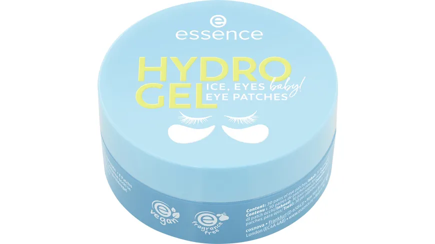 essence HYDRO GEL eye patches ICE, EYES, baby!