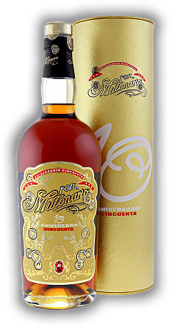 Ron Millonario Cincuenta 50% Ron Millonario Cincuenta 50% Ein süßer, kraftvoller Latin Style Rum. 0,7	 Liter - Vol 50%