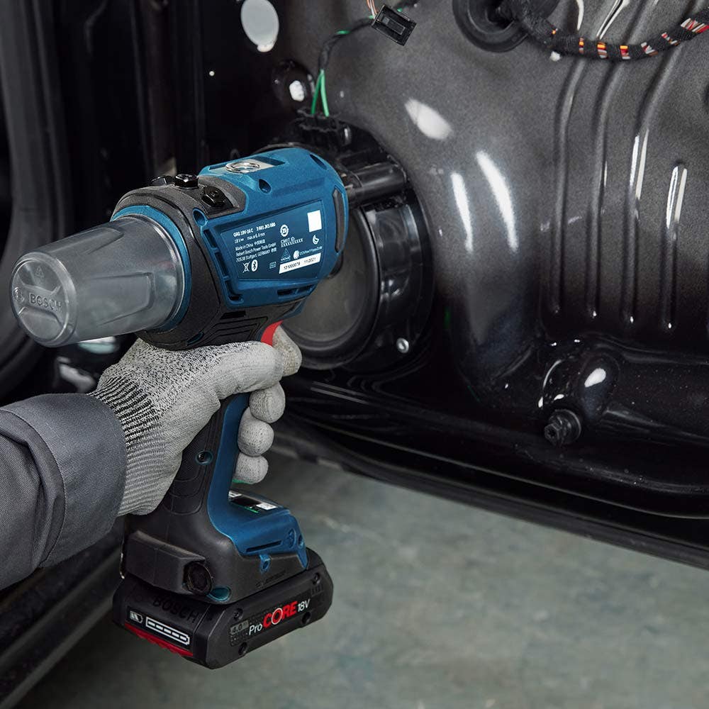 Conjunto de ferramentas de rebitagem BOSCH 18 V, 2 x 5,0 Ah, 06019K5041