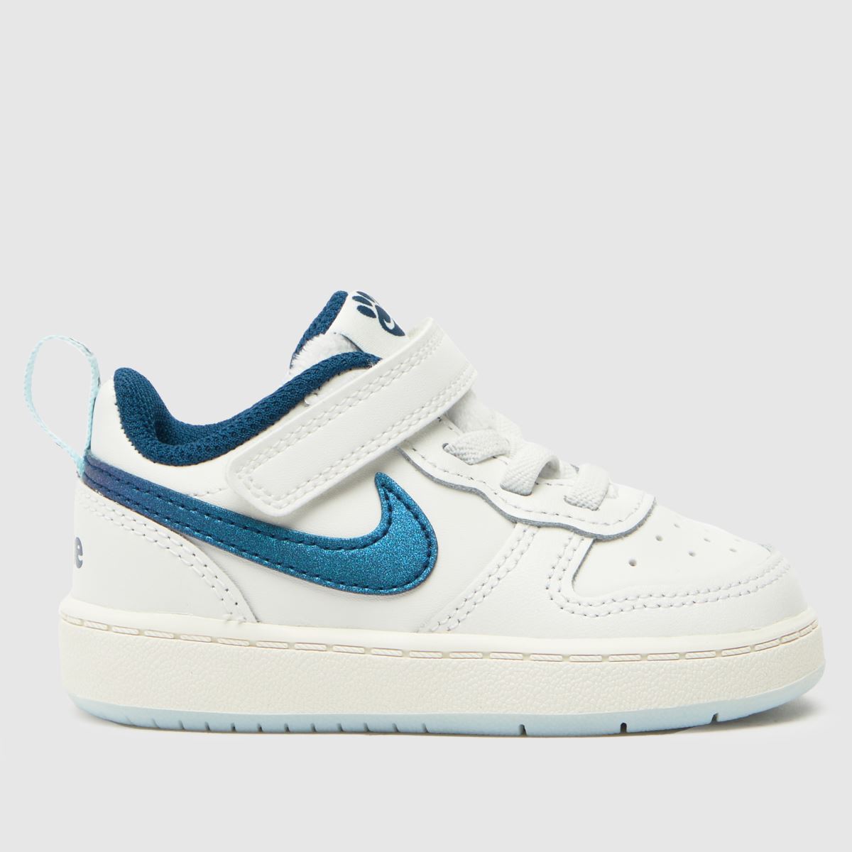 Nike Court Borough Low 2 fehér és kék fiú kisgyermek cipő