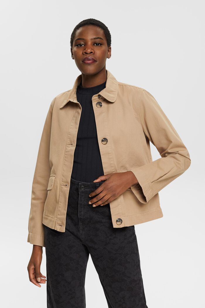 Boxy-Baumwolljacke
