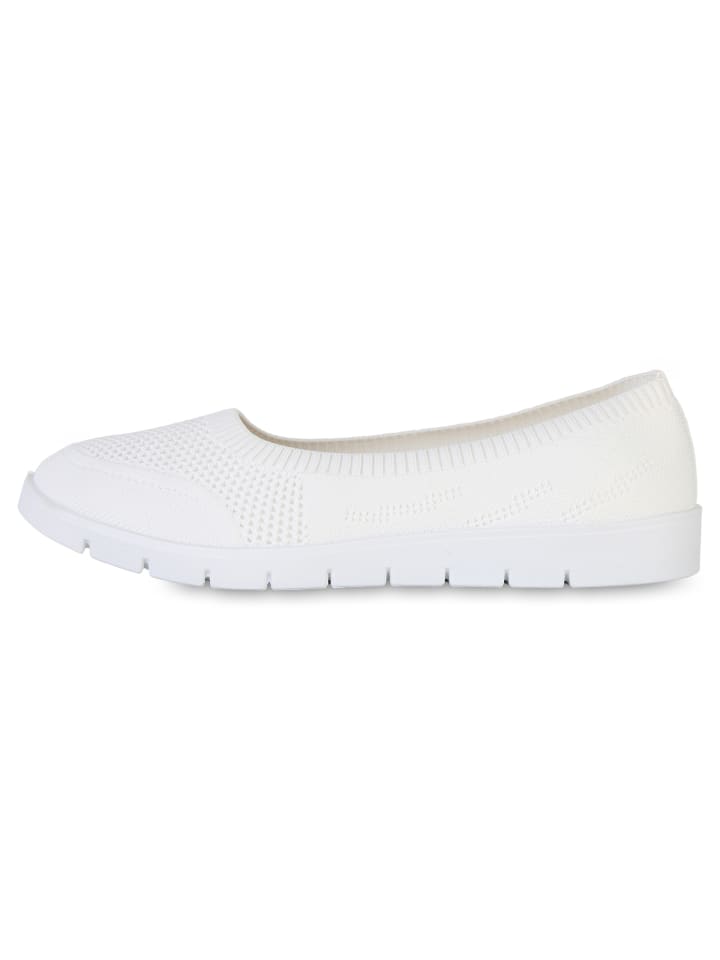 VAN HILL Sportliche Ballerinas Ella in Weiss günstig kaufen