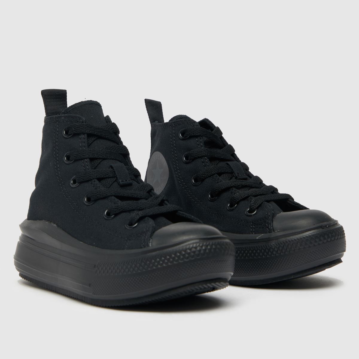 Converse svarta All Star Move Hi Junior-sneakers