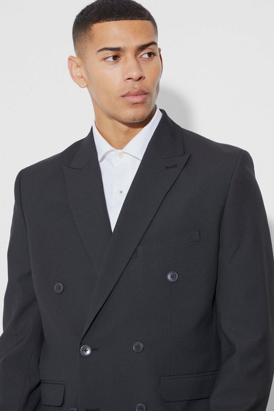 Zweireihiger lockerer Blazer