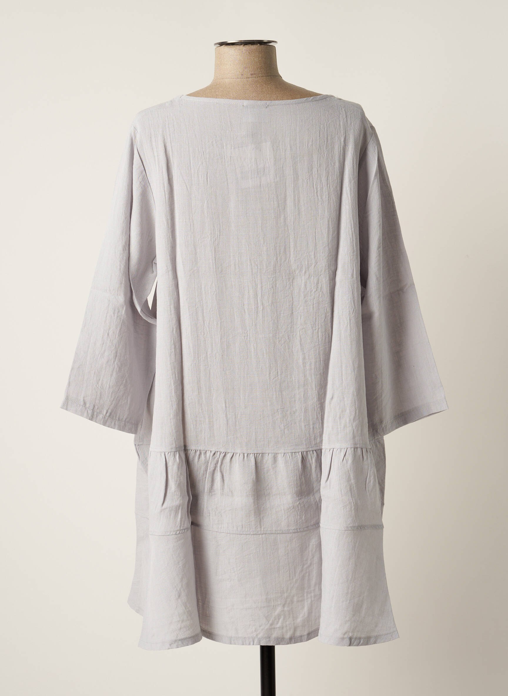 G Oze Tuniquemanchelongue Femme couleur gris