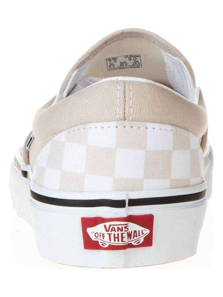 Vans Slipper in Beige/ Weiß günstig kaufen