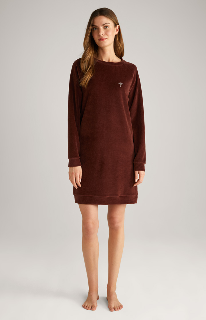 Loungewear Long-Sweater in Coffee