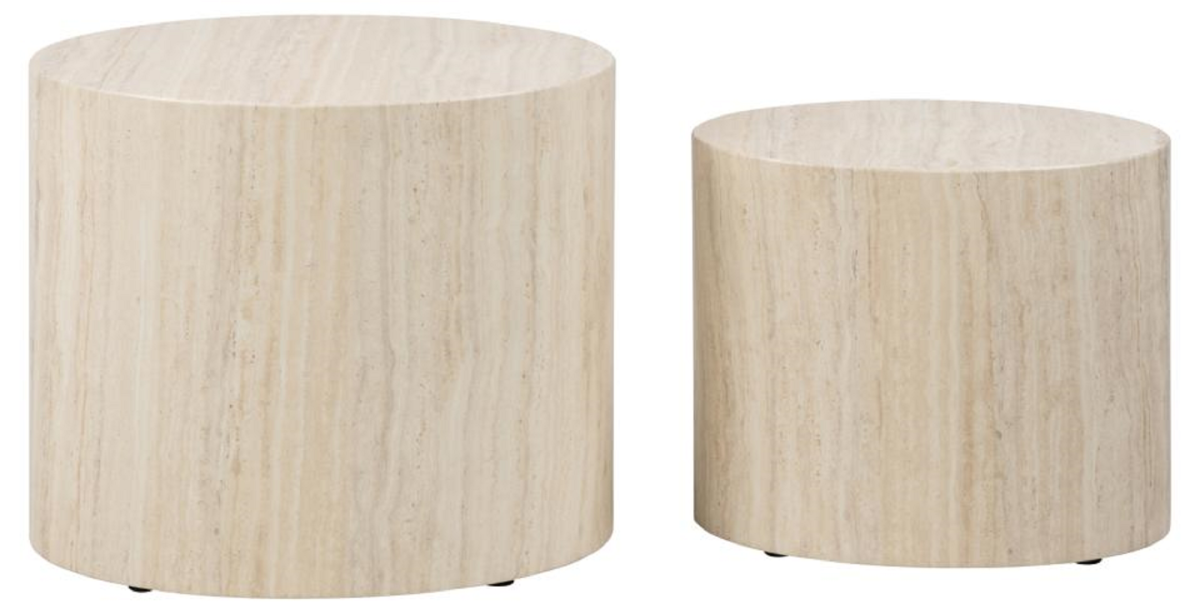 Couchtisch-Set Mice Travertin