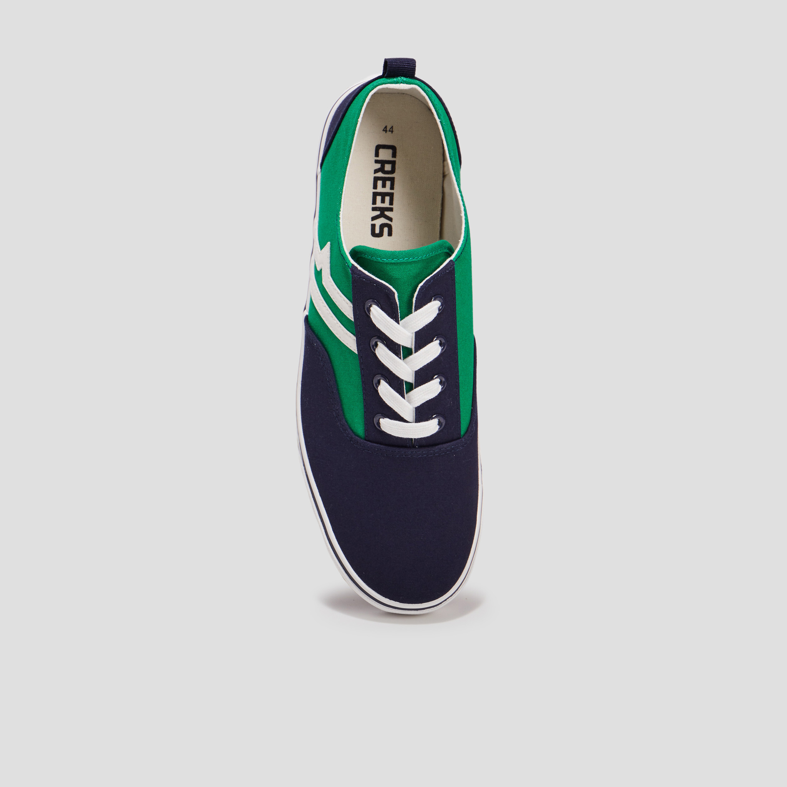 Tennis en toile à lacets Creeks multicolore homme | La Halle