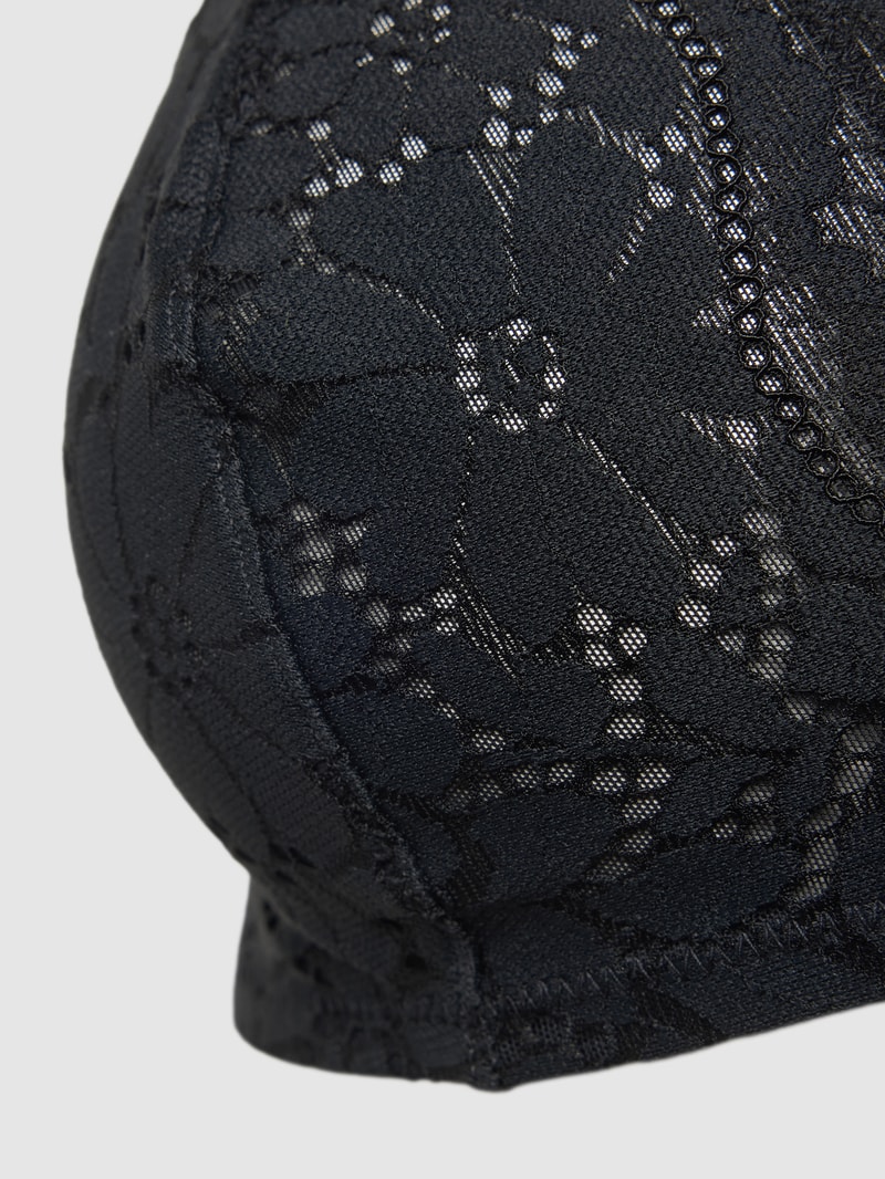 BH mit Spitzenbesatz Modell 'Wonderfulace' in schwarz
