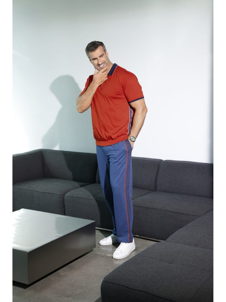 Charles Colby Poloshirt EARL FIDDERS in dunkelorange günstig kaufen