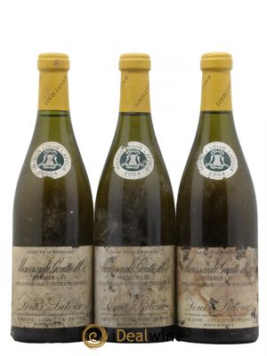 Meursault 1er Cru Goutte d'or Louis Latour  2004 - Lot de 3 Bouteilles