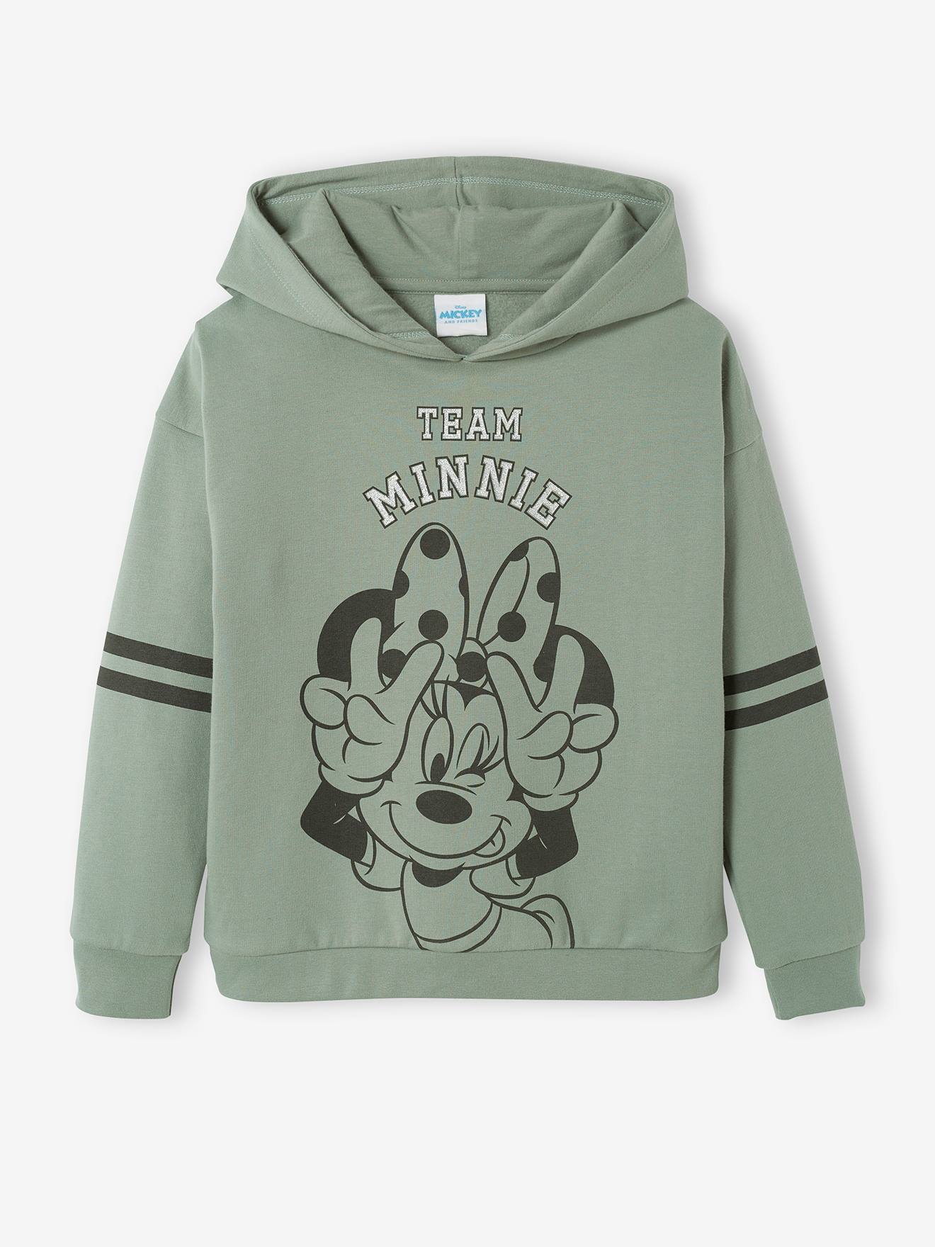 Minnie Kinder Kapuzensweatshirt Disney MINNIE MAUS Oeko-Tex - grün