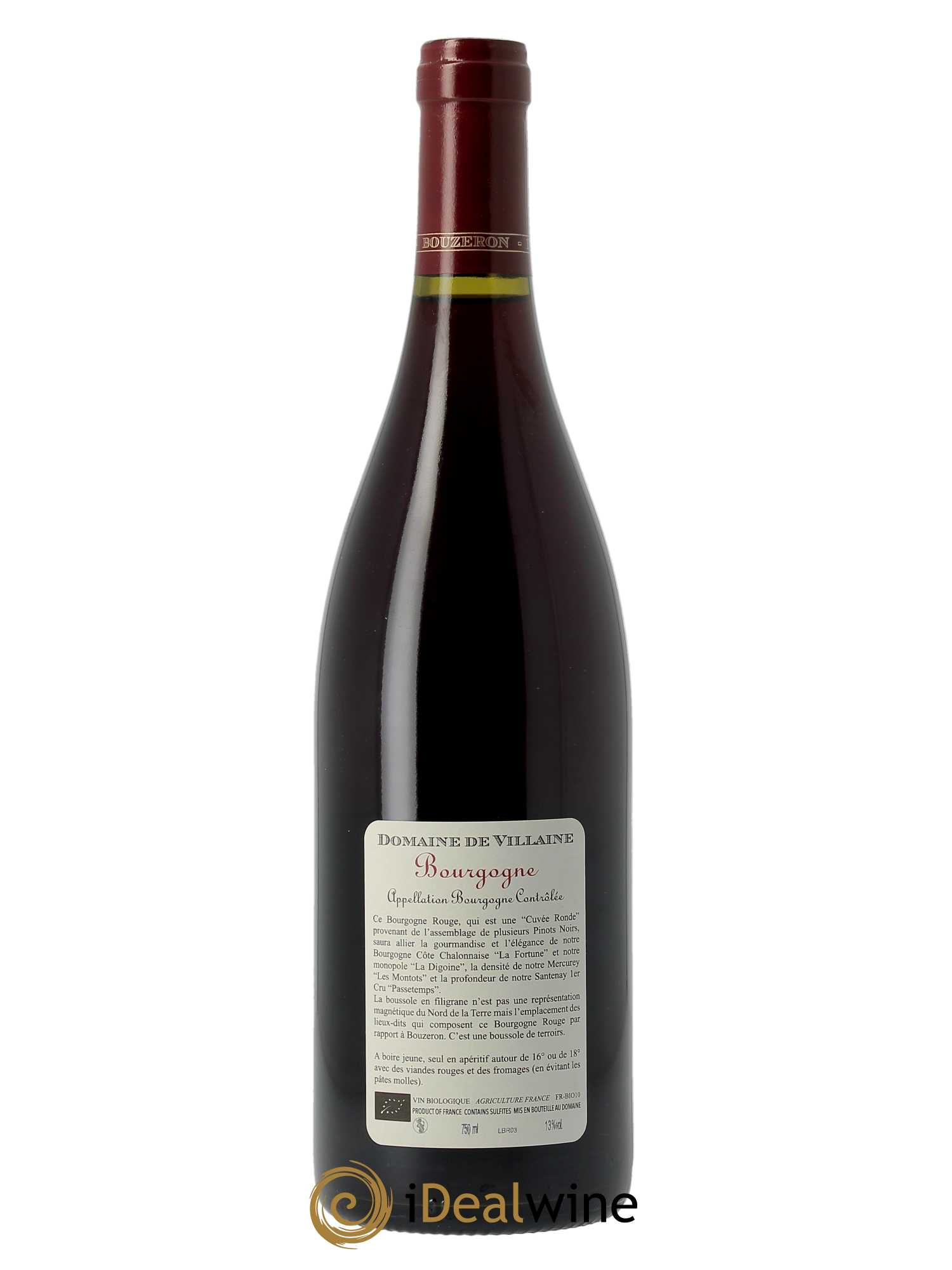 Bourgogne Pinot Noir Domaine de Villaine  2021 - Lot de 1 Bouteille