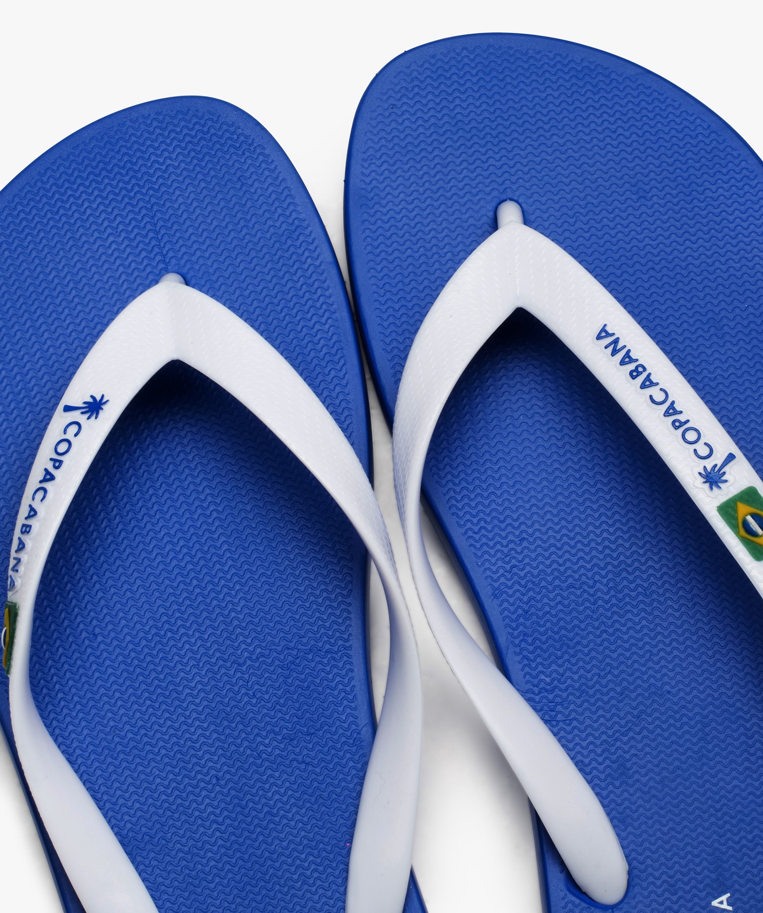 Tongs homme bicolores - Copacabana bleu | GEMO