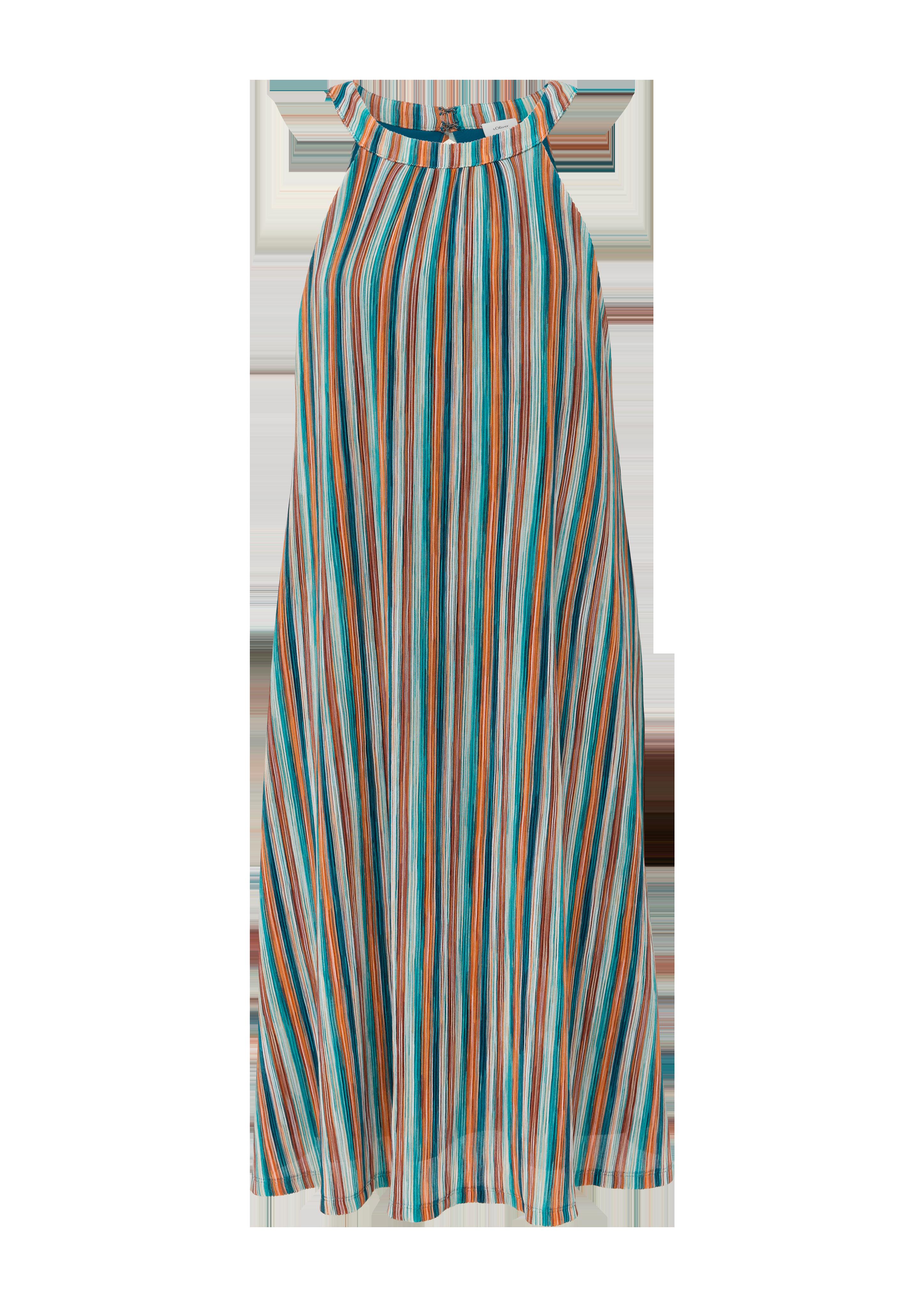 Midikleid mit strukturierten Streifen  2132442-67X2