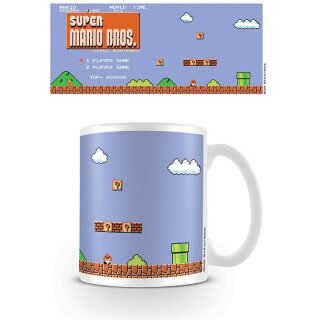 Super Mario Bros. Tasse Retro Title