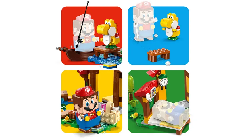 LEGO Super Mario 71422 Picknick bei Mario – Erweiterungsset mit Yoshi