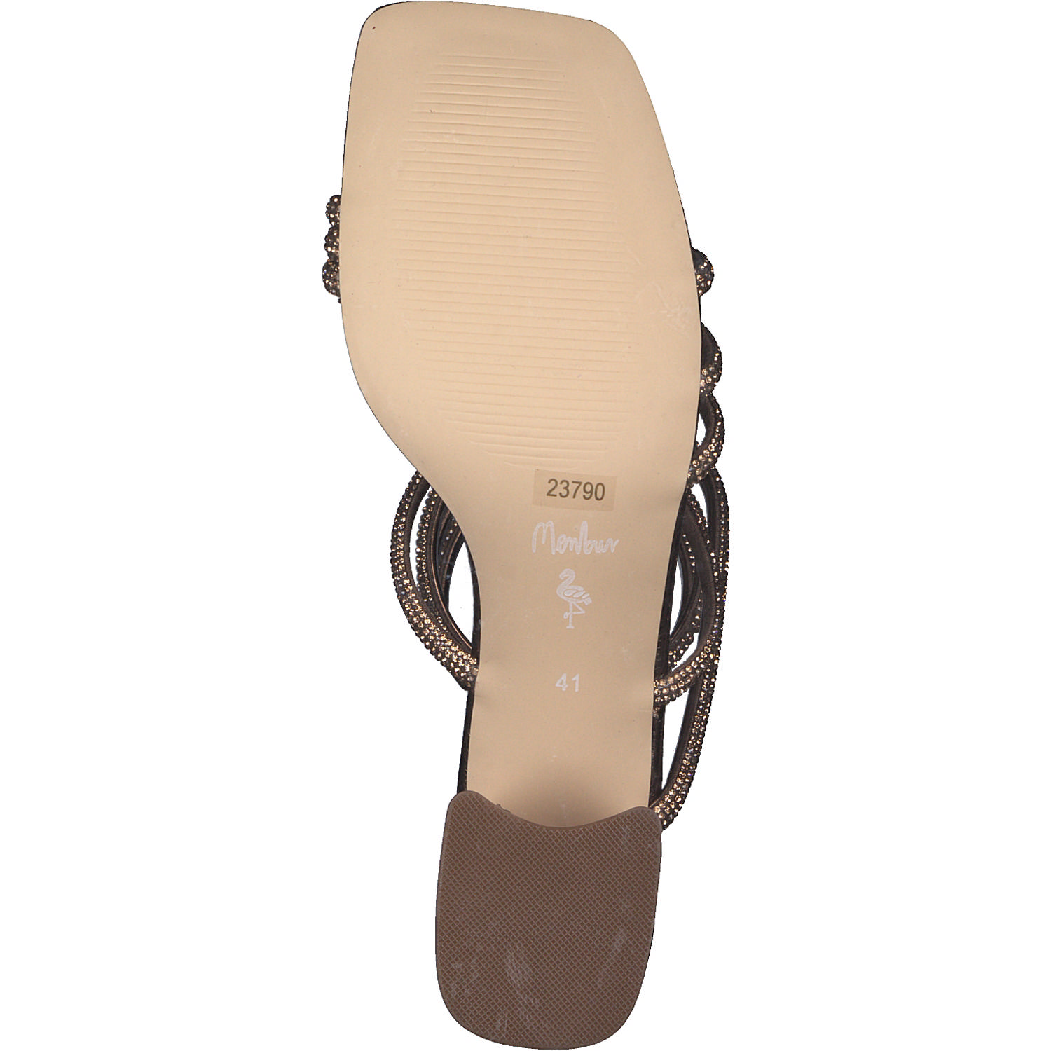 Menbur 23790, Plateau-Sandaletten, Damen, bronze