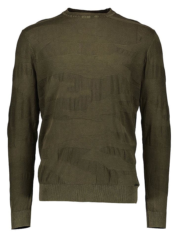 Guess Jeans Pullover in Oliv günstig kaufen S