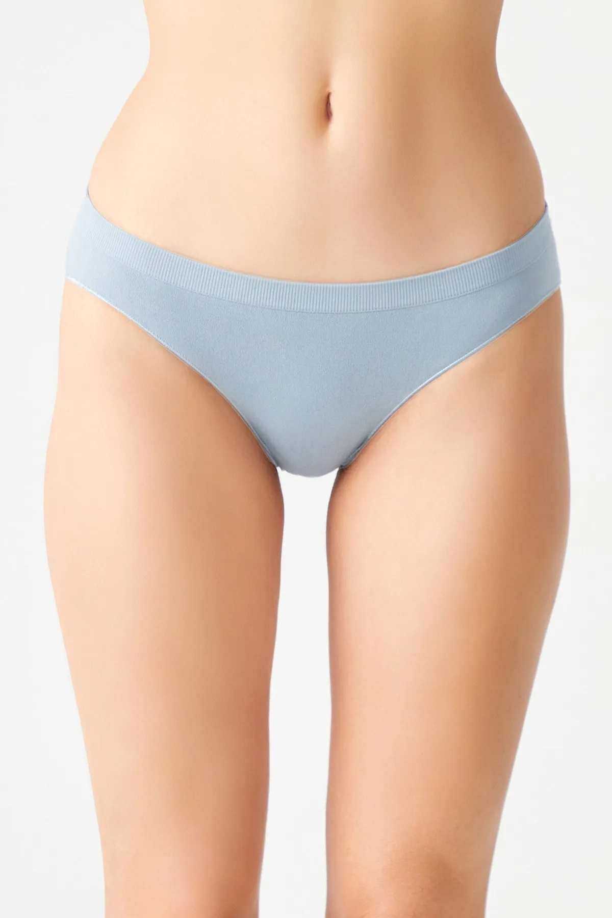 LOS OJOS  Blaue nahtlose klassische Höschen Classic