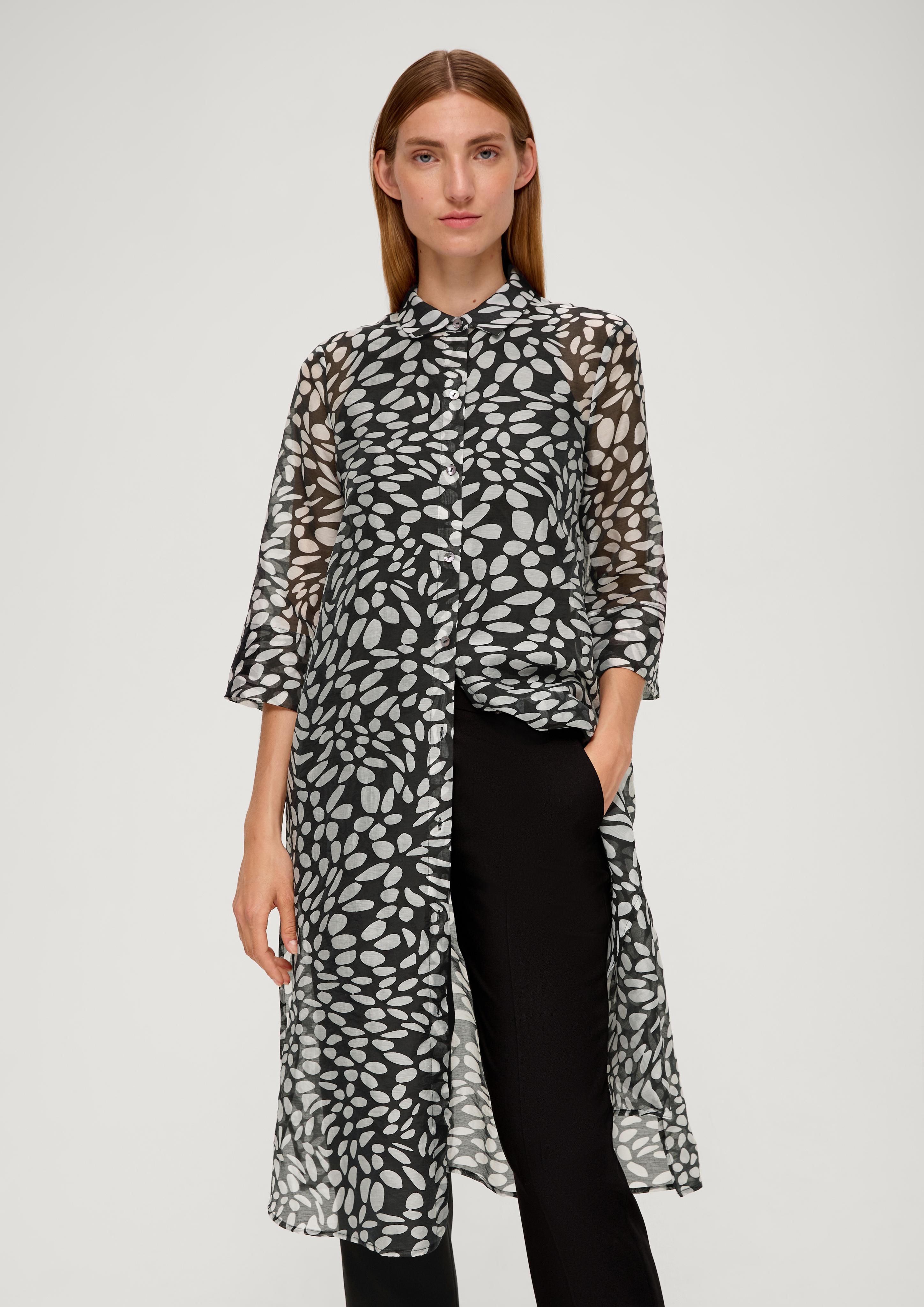 Lange Bluse aus Lyocellmix  2131805-99A0