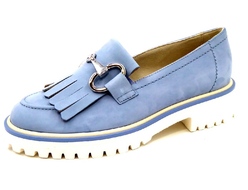 PAUL GREEN Sportliche Slipper blau