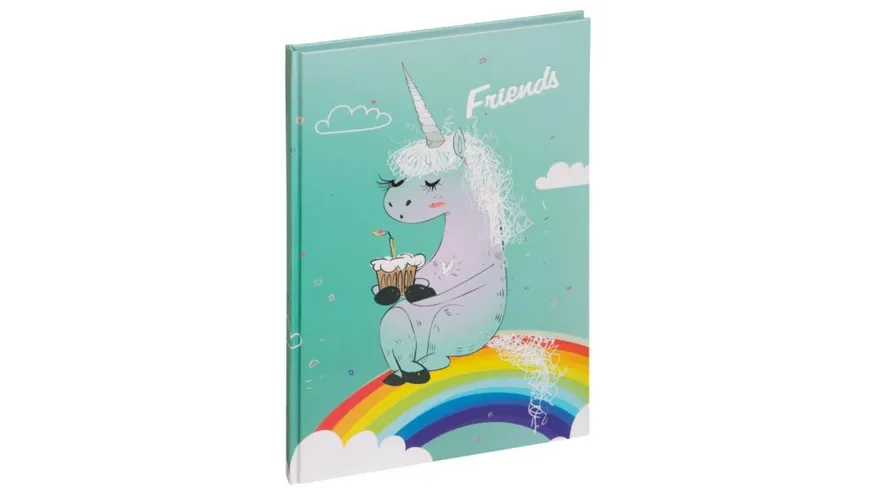 PAGNA Freundebuch Einhorn 60 Seiten