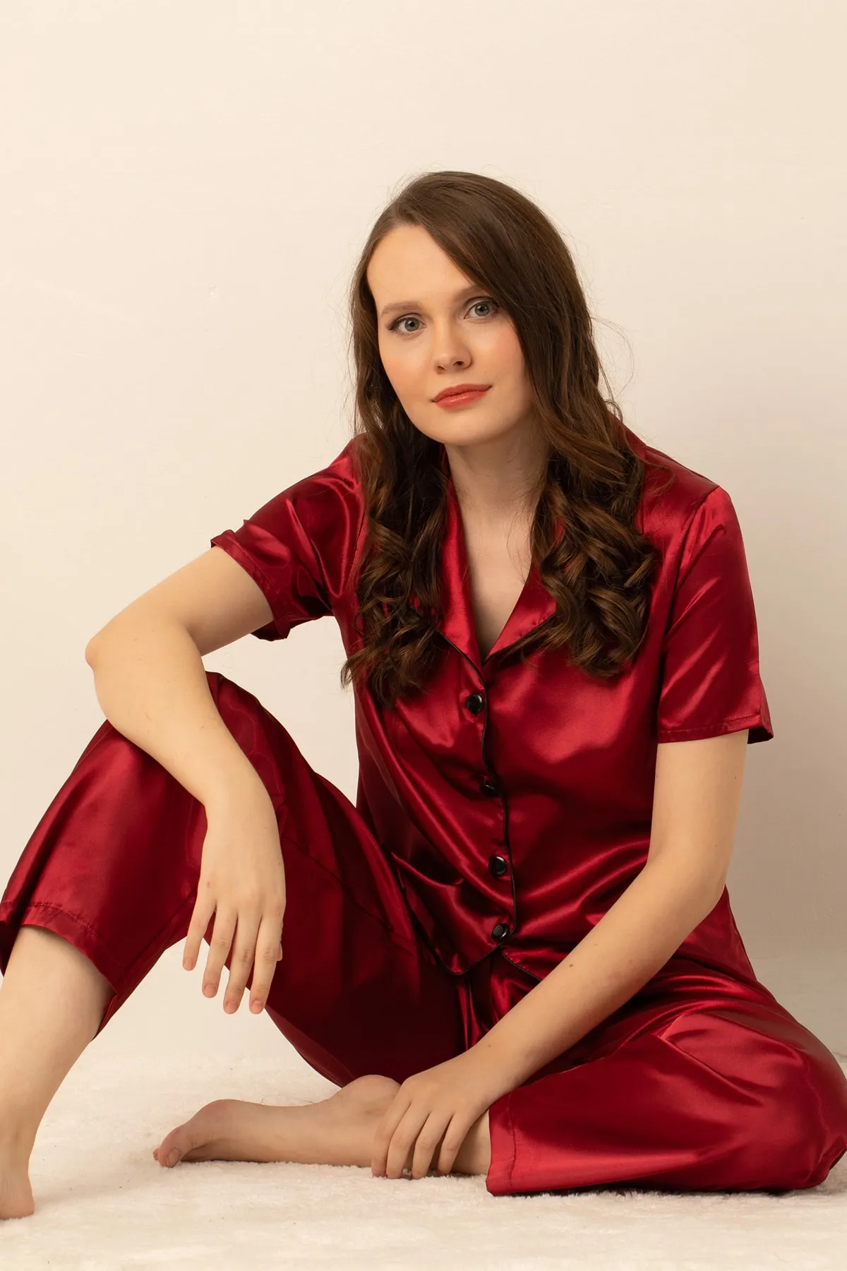 Miorre  Satin-Pyjama-Set für Damen