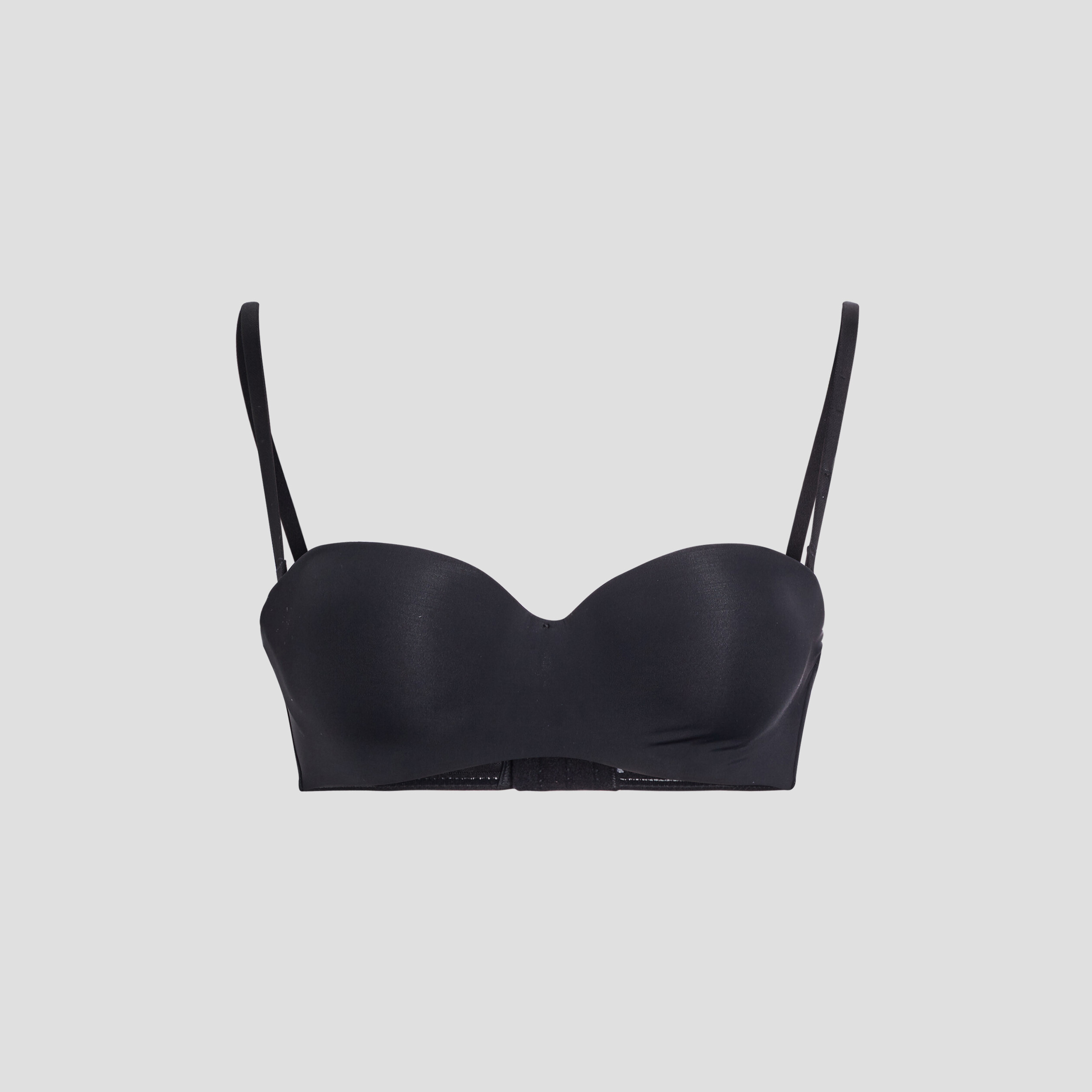 Soutien-gorge balconnet microfibre noir femme | La Halle
