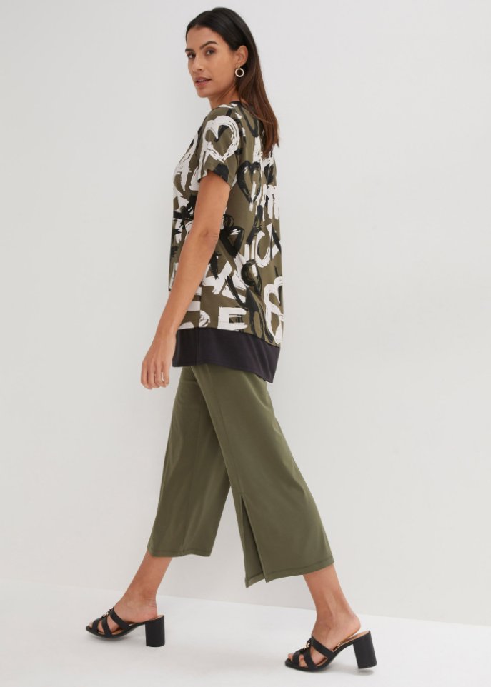 Long-Shirt mit Kurzarm