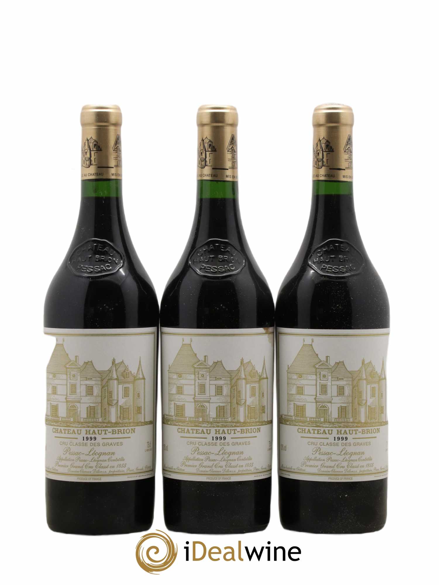 Château Haut Brion 1er Grand Cru Classé  1999 - Lot de 12 Bouteilles