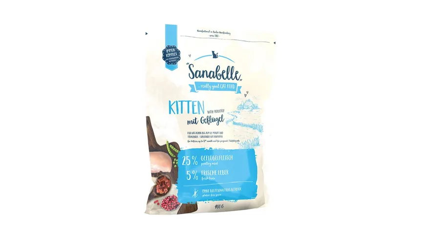 Sanabelle Katzentrockenfutter Kitten 400 g 400 g