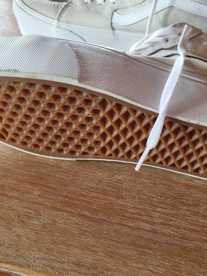 Vans Leder-Sneakers in Grau günstig kaufen 42