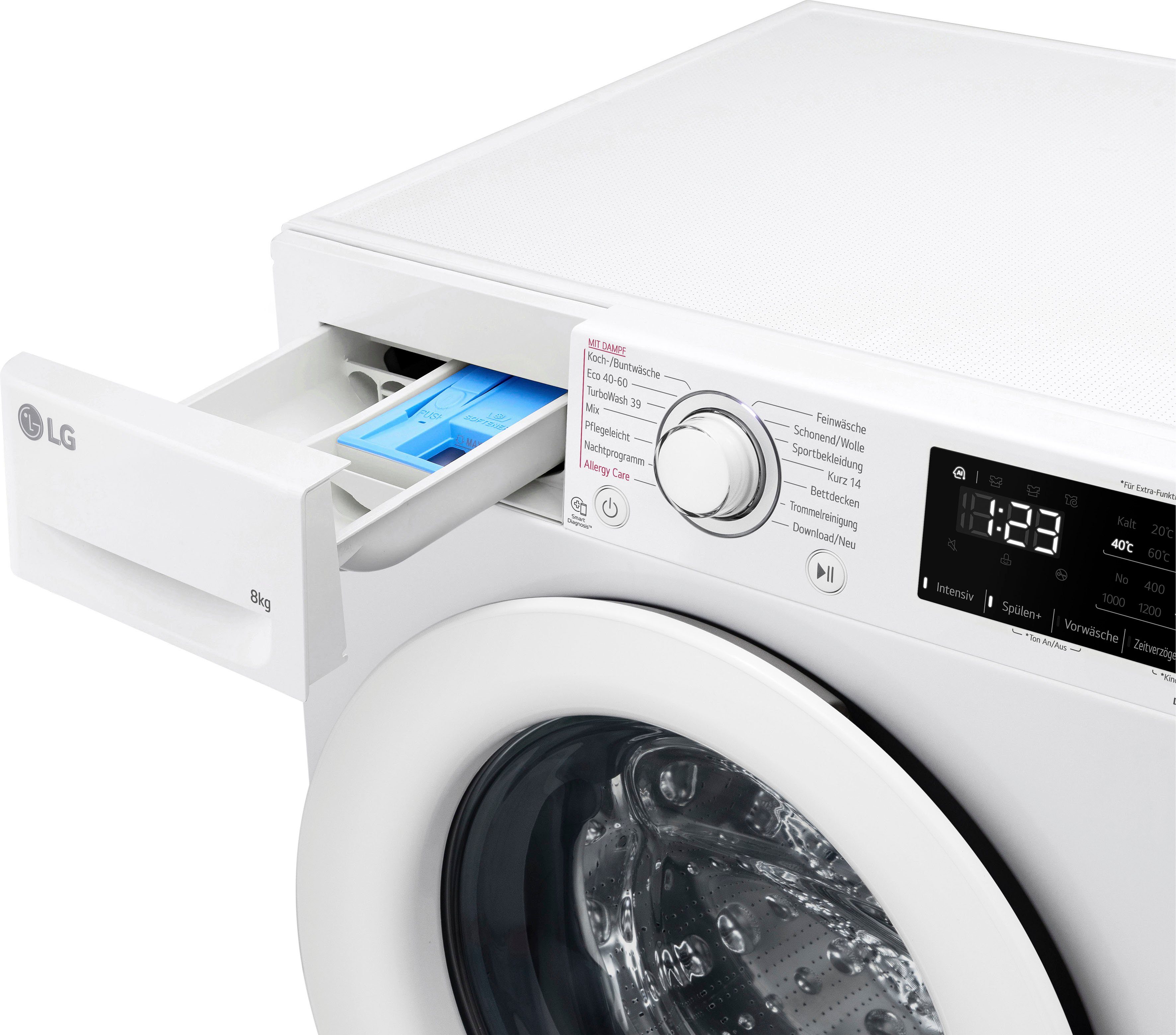 LG Waschmaschine 3 F4WV3183, 8 kg, 1400 U/min