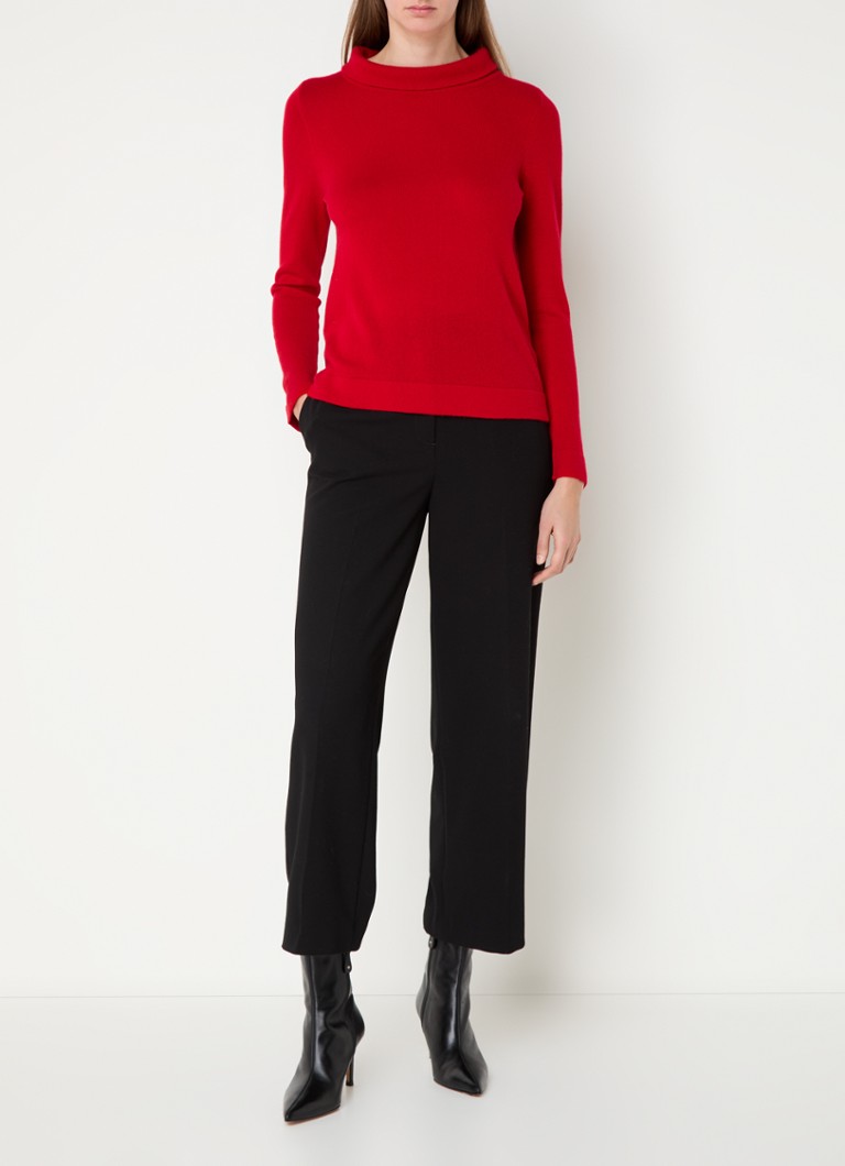 Hobbs Audrey Feinstrickpullover aus Kaschmirmischung mit Stehkragen